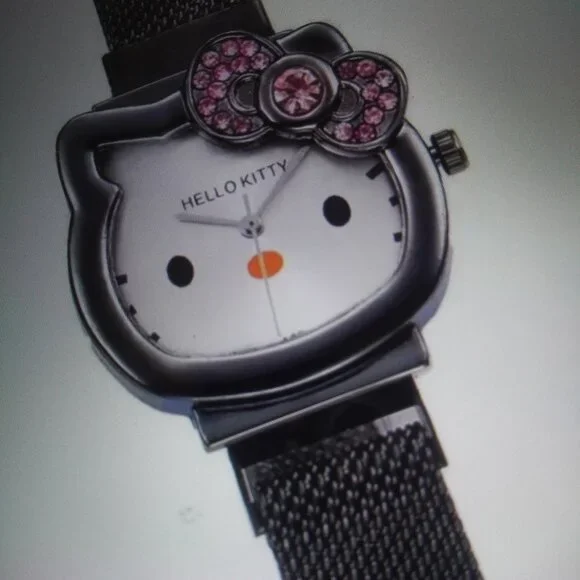 Hello Kitty Watch Blk - Picture 2 of 5